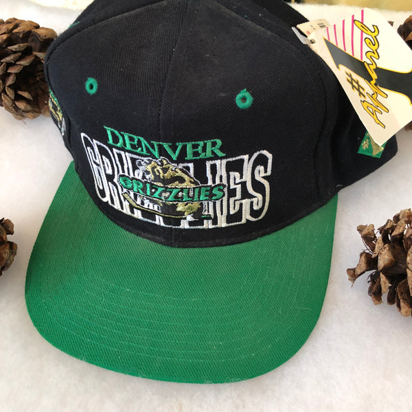 Vintage Deadstock NWT #1 Apparel IHL Denver Grizzlies Snapback Hat