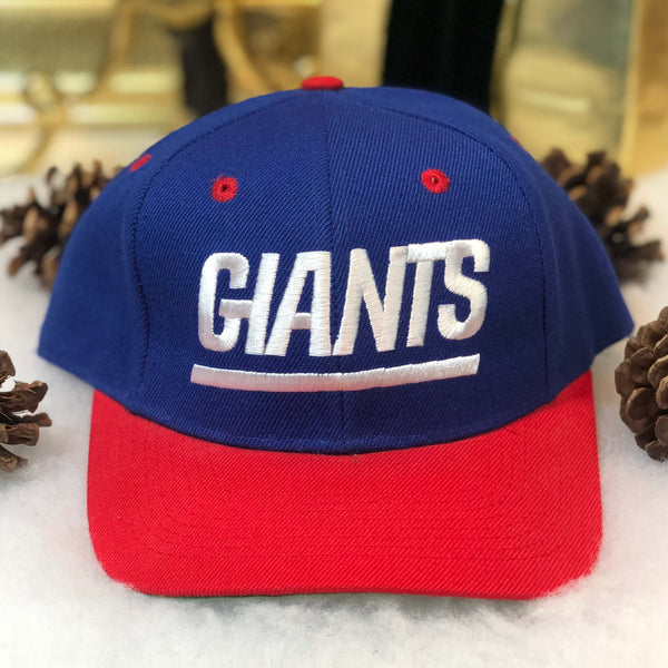 Vintage Deadstock NWT NFL New York Giants Twins Enterprise Wool Snapback Hat