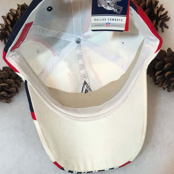 Vintage Deadstock NWT NFL Dallas Cowboys Patriotic Reebok Strapback Hat