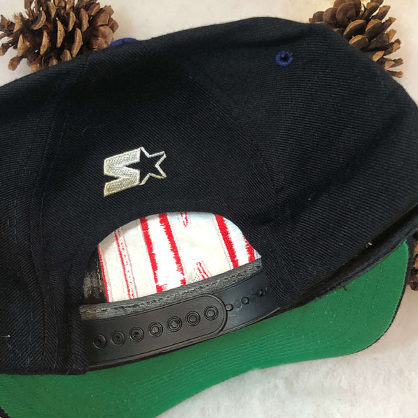 Vintage MLB Chicago Cubs Starter Spellout Wool Snapback Hat