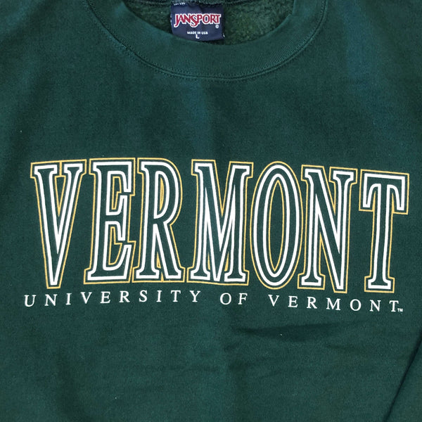 Vintage University of Vermont Catamounts JanSport Crewneck Sweatshirt (L)