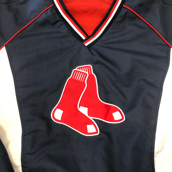 MLB Boston Red Sox Reversible Windbreaker Pullover Jacket