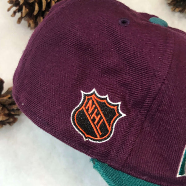 Vintage NHL Anaheim Mighty Ducks Sports Specialties Wool Fitted Hat 7 3/8