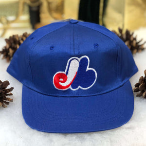 Vintage Deadstock NWT MLB Montreal Expos Signatures Twill Snapback Hat
