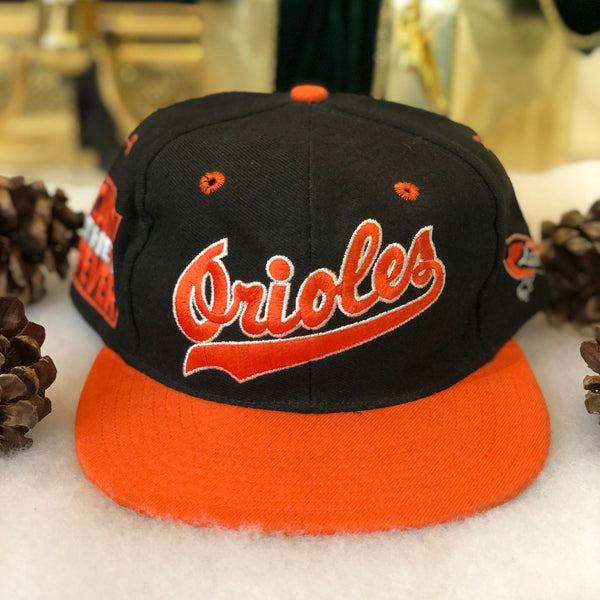 Vintage "Catch the Fever" MLB Baltimore Orioles The Game Snapback Hat