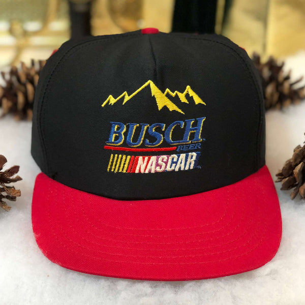 Vintage NASCAR Busch Racing Twill Snapback Hat