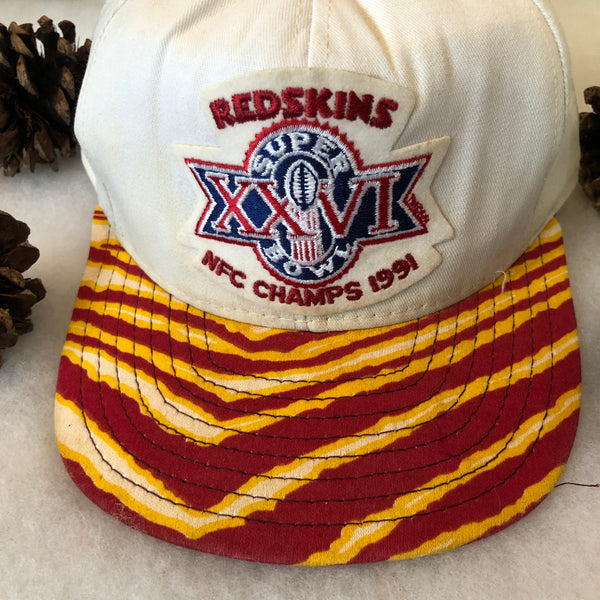 Vintage Zubaz 1991 NFC Champs NFL Washington Redskins snapback Hat
