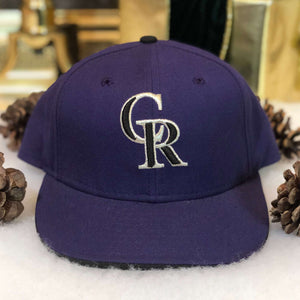 Vintage MLB Colorado Rockies New Era Fitted Hat 7 1/4