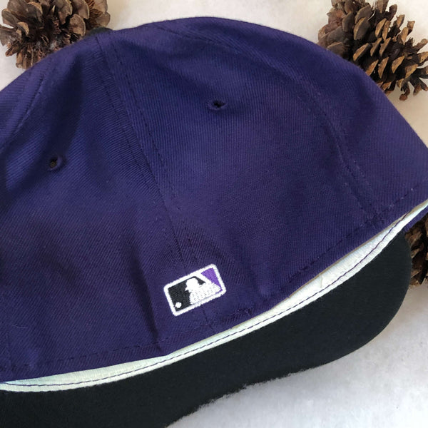 Vintage MLB Colorado Rockies New Era Fitted Hat 7 1/4