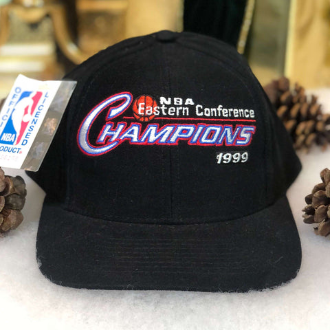 Vintage Deadstock NWT 1999 NBA Eastern Conference Champions Blank Logo 7 Snapback Hat