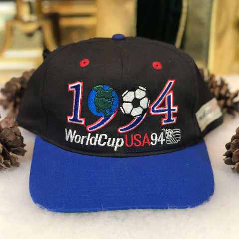 Vintage Deadstock NWOT 1994 USA World Cup Twins Enterprise Twill Snapback Hat