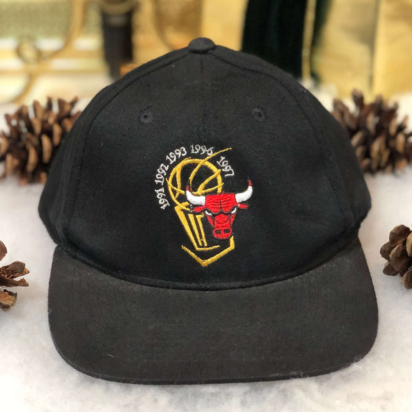 Vintage 1992 Chicago Bulls Championship Black Snapback Hat