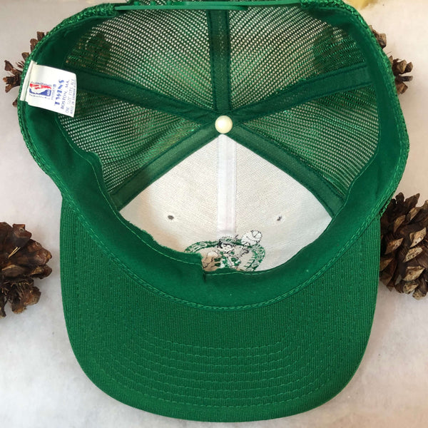 Vintage NBA Boston Celtics Twins Enterprise Trucker Hat