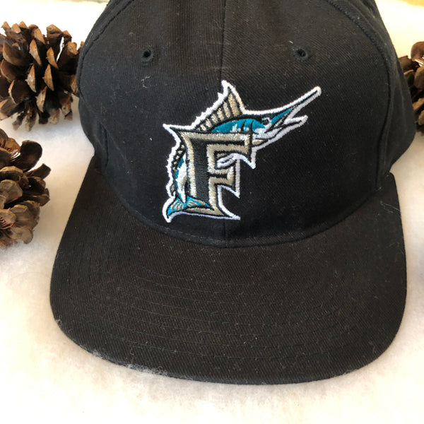 Vintage Nutmeg Mills MLB Florida Marlins Velcro Hat
