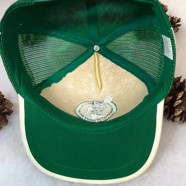 Vintage NBA Boston Celtics 3-Stripe Trucker Hat