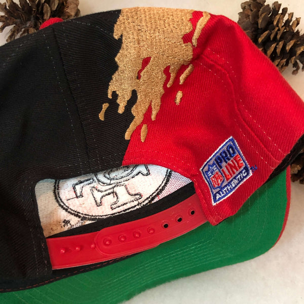Vintage NFL San Francisco 49ers Logo Athletic Splash Snapback Hat