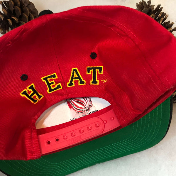 Vintage Deadstock NWOT NBA Miami Heat The G Cap Twill Snapback Hat