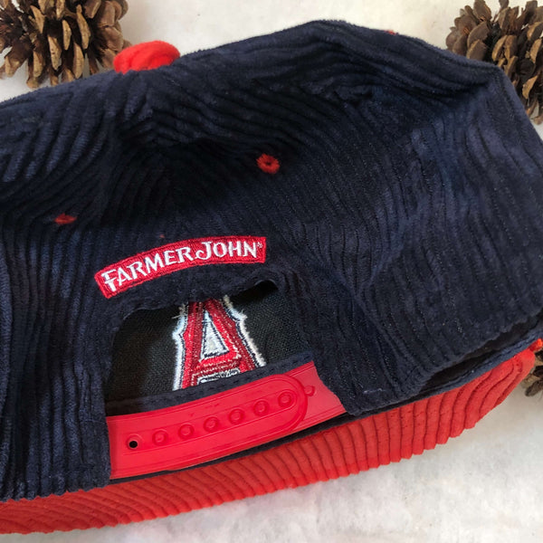 MLB Anaheim Angels Farmer's John Promo Corduroy Snapback Hat