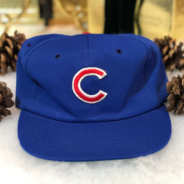 Vintage MLB Chicago Cubs Sports Specialties Polyester Stretch Fit Hat