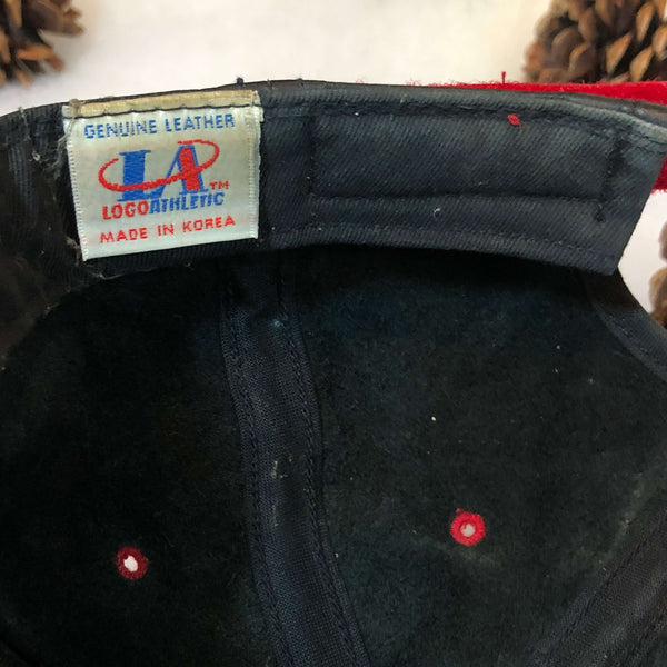 Vintage NFL San Francisco 49ers Logo Athletic Leather Strapback Hat