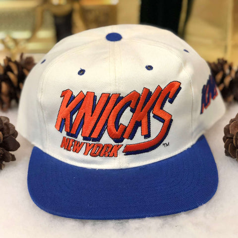 Vintage Deadstock NWOT NBA New York Knicks AJD Wool Snapback Hat