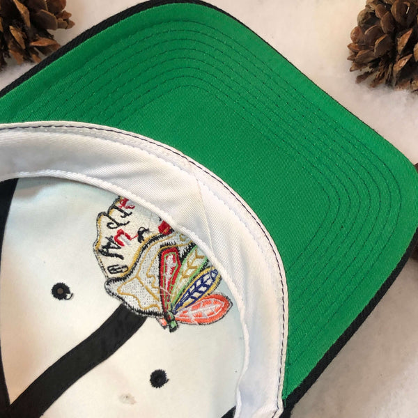 Vintage NBA Chicago Blackhawks Sports Specialties Plain Logo Wool Snapback Hat