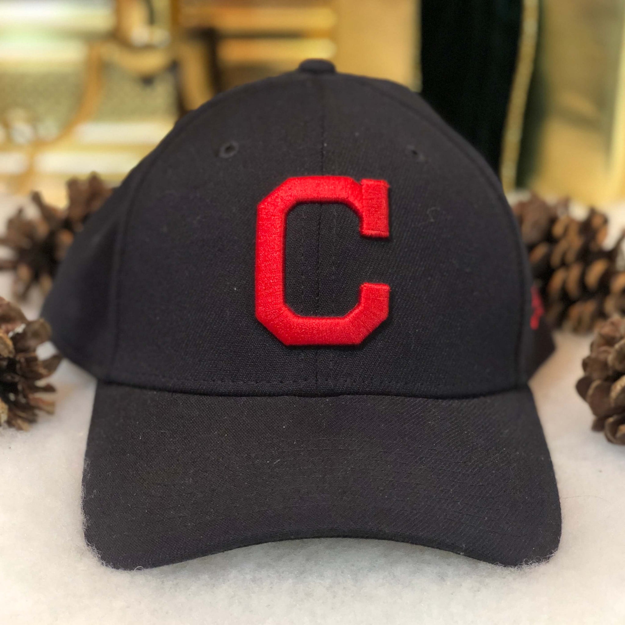 NWOT MLB Cleveland Indians New Era S/M Stretch Fit Hat