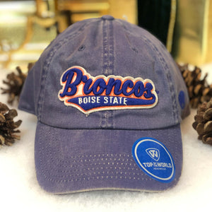NWOT NCAA Boise State Broncos Top of the World Strapback Hat