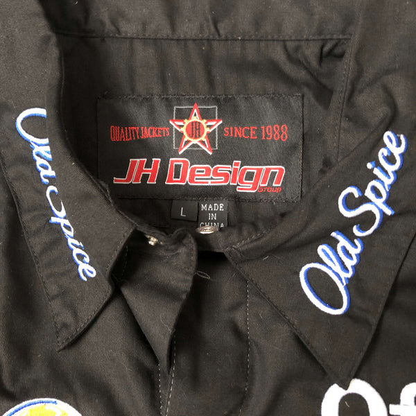 Vintage Deadstock NWOT NASCAR Old Spice Tony Stewart Pit Crew Button Up Shirt (L)