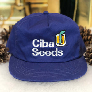 Vintage Ciba Seeds Twill Snapback Hat