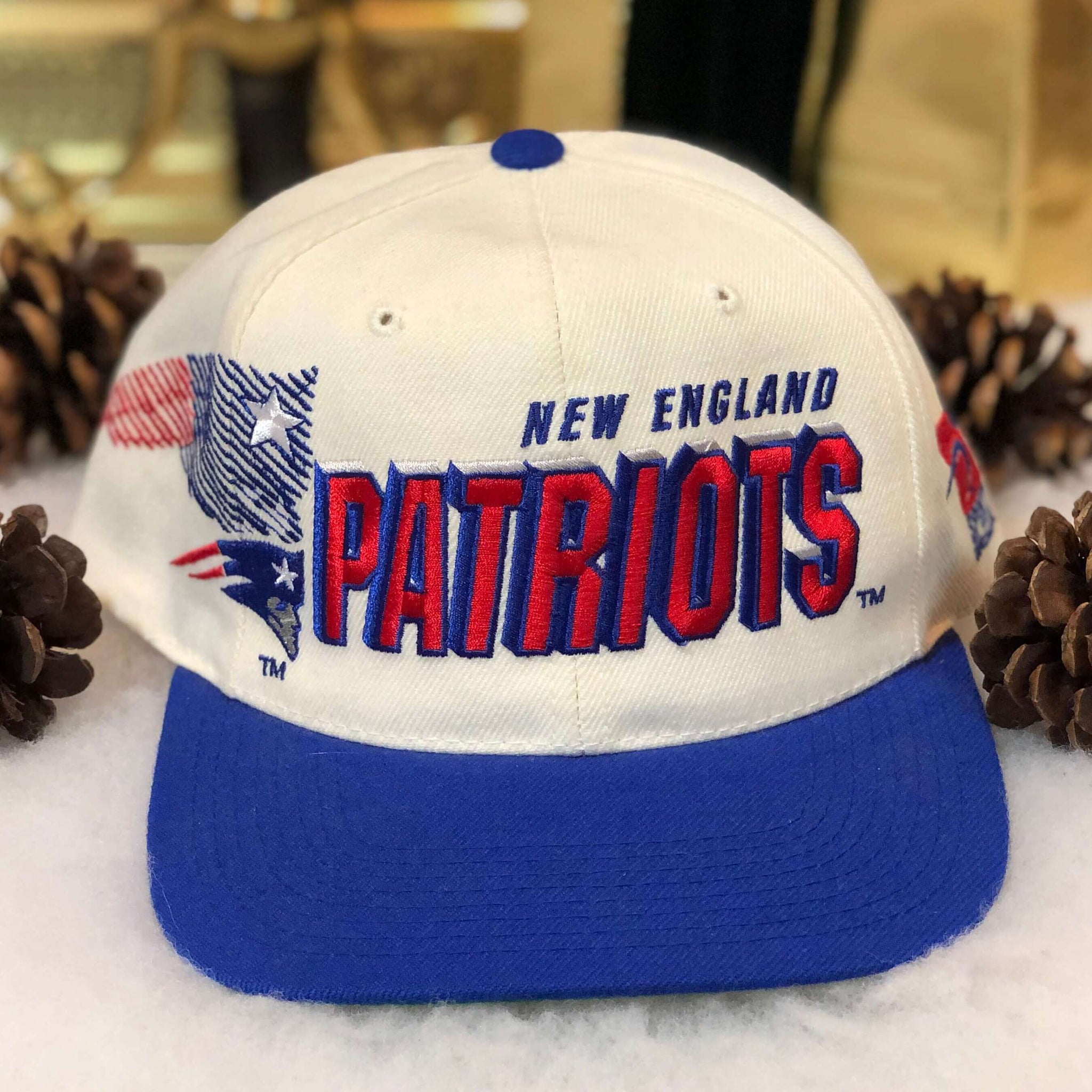 Vintage NFL New England Patriots Sports Specialties Shadow Snapback Hat