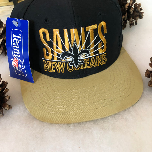 Vintage Deadstock NWT AJD NFL New Orleans Saints Burst Snapback Hat