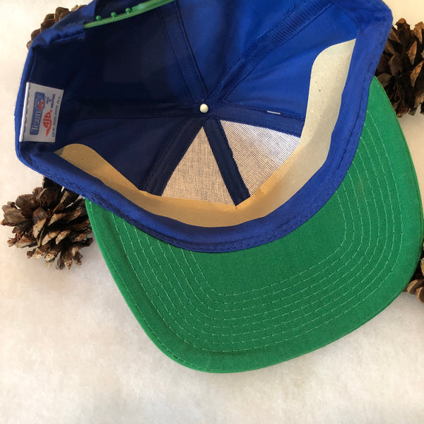 Vintage Deadstock NWT AJD Sportswear NFL Seattle Seahawks Burst Snapback Hat