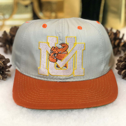 Vintage NCAA Montana Grizzlies P Cap Twill Snapback Hat