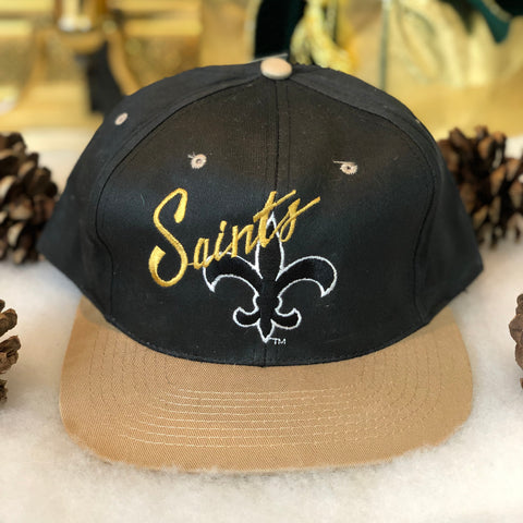 Vintage Deadstock NWT AJD Sportswear NFL New Orleans Saints Snapback Hat