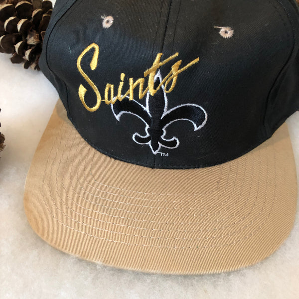 Vintage Deadstock NWT AJD Sportswear NFL New Orleans Saints Snapback Hat