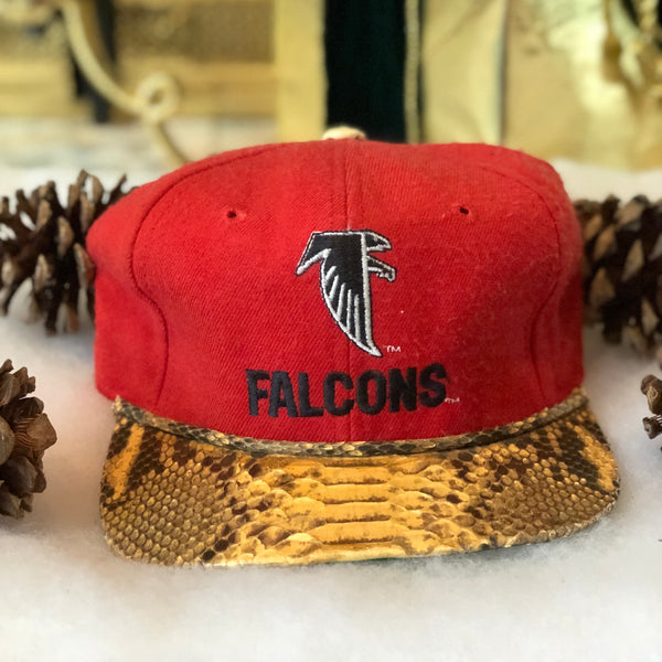 Vintage Deadstock NWOT The Eastport by Starter NFL Atlanta Falcons Python Snakeskin Strapback Hat