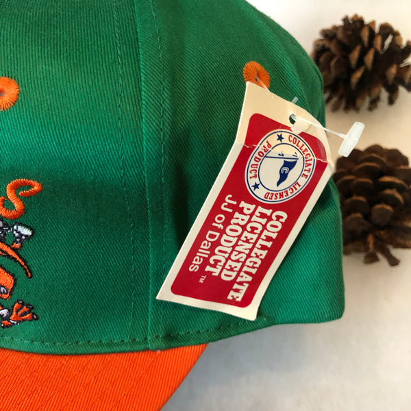 Vintage Deadstock NWT NCAA Miami Hurricanes Snapback Hat