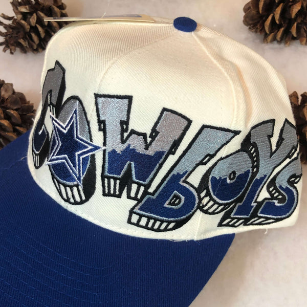 Vintage Deadstock NWT NFL Dallas Cowboys Graffiti Snapback Hat