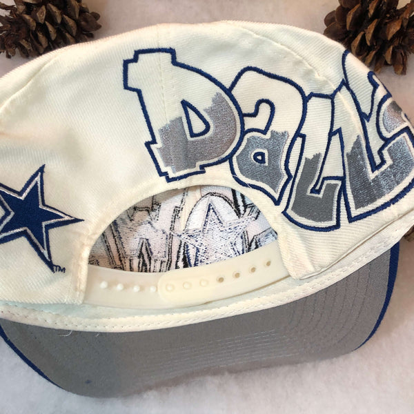 Vintage Deadstock NWT NFL Dallas Cowboys Graffiti Snapback Hat