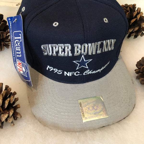 Vintage Deadstock NWT Drew Pearson NFL Super Bowl XXX 1995 NFC Champions Snapback Hat
