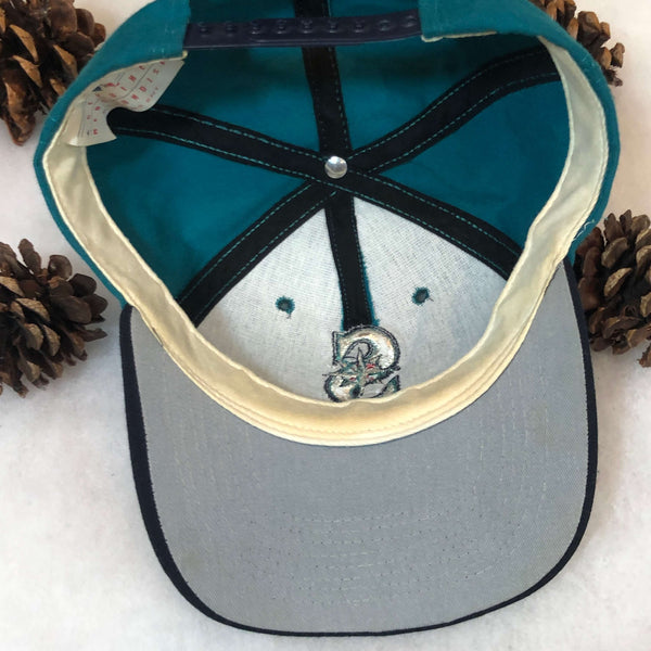 Vintage MLB Seattle Mariners Twins Enterprise Wool Snapback Hat