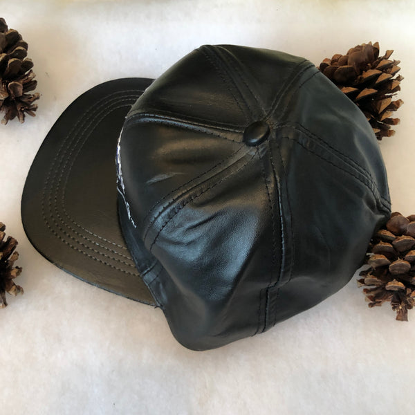 Vintage NFL Dallas Cowboys Genuine Leather Velcro Hat