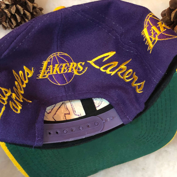 Vintage NBA Los Angeles Lakers Bootleg Graffiti Snapback Hat