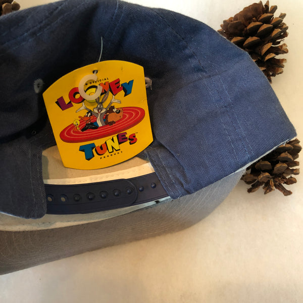 Vintage Deadstock NWT 1993 Looney Tunes Taz "My Ball, My Rules" NFL Dallas Cowboys Snapback Hat