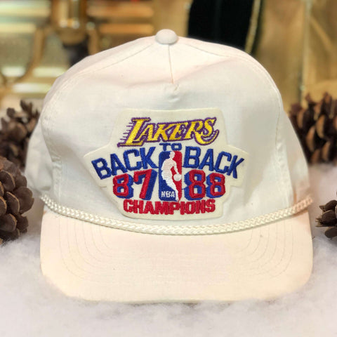 Vintage Deadstock NWOT NBA Los Angeles Lakers 1987-88 Champions Snapback Hat