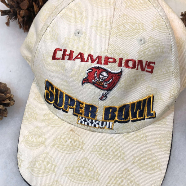 Vintage NFL Super Bowl XXXVII Champions Tampa Bay Buccaneers Reebok Strapback Hat
