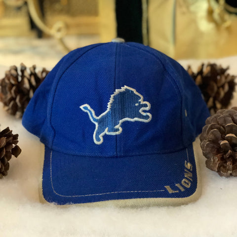 Vintage Logo Athletic NFL Detroit Lions Strapback Hat
