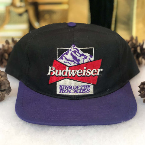 Vintage Budweiser King of the Rockies Snapback Hat