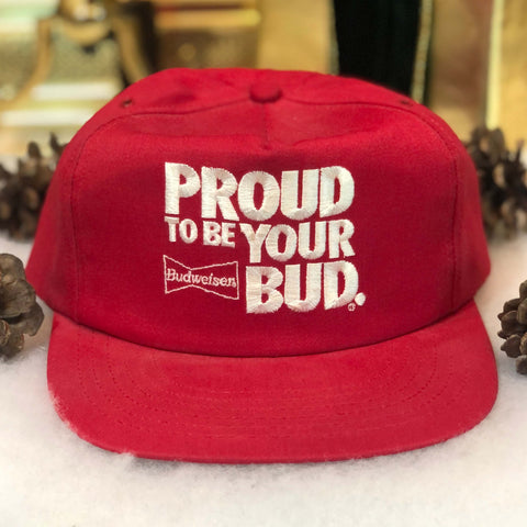 Vintage Budweiser "Proud To Be Your Bud" Snapback Hat